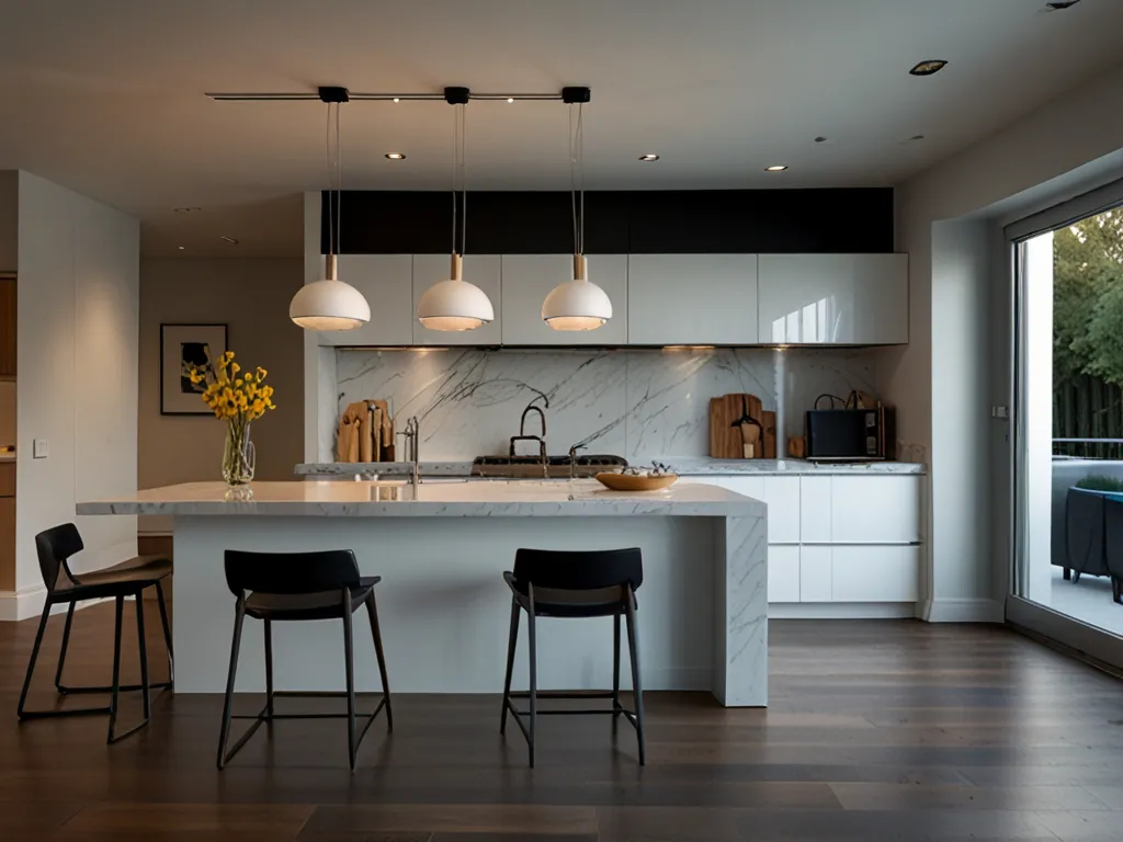 Modern kitchen with simple elegance